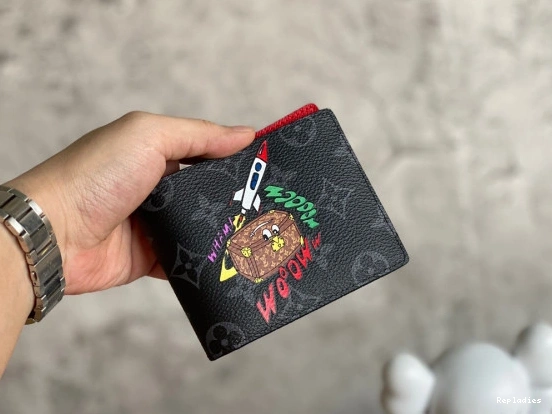 Rep ladies WALLET VUITTON LOUIS MULTIPLE 0805
